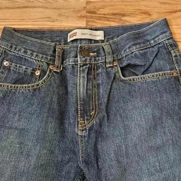 Levi's 550 Relaxed Jeans Size 18 Slim 27×29 EUC - Picture 3 of 10